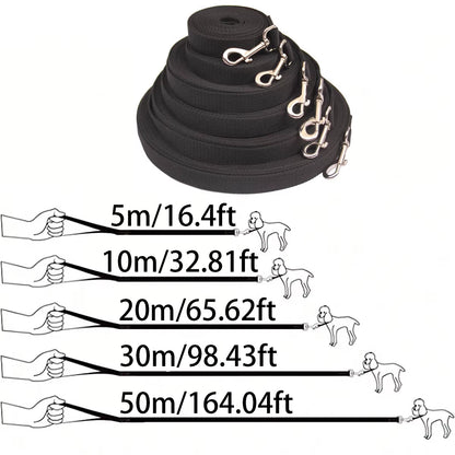 Durable Nylon Pet Dog Training Leash - Perfect for Small and Large Dogs, Available in 1.5/3/5/6M Lengths
