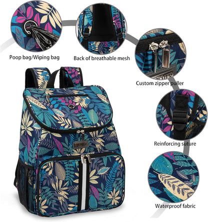 Ultimate Airline-Approved Dog Travel Backpack with Collapsible Silicone Bowls and Food Storage Solutions