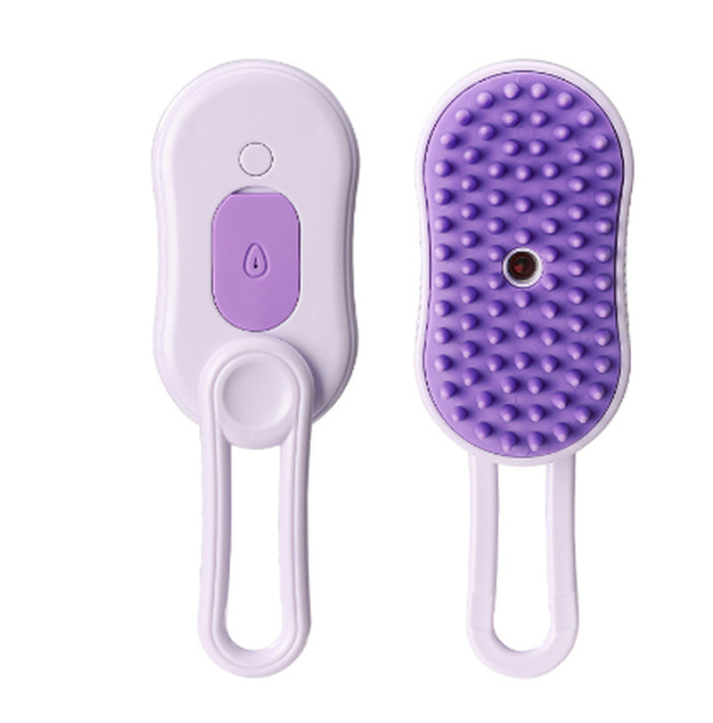 Transform Your Pet's Grooming Routine with the 3-in-1 Electric Steam Brush - Effortless Hair Removal, Detangling & Massage for Cats and Dogs