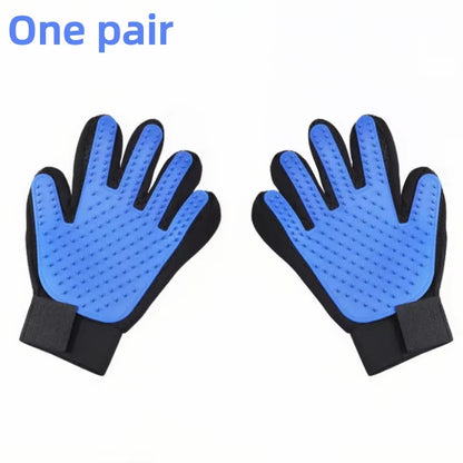 Transform Your Pet's Grooming Routine with Our Versatile Cat & Dog Grooming Glove - Effortlessly Remove Hair and Massage Your Furry Friends!