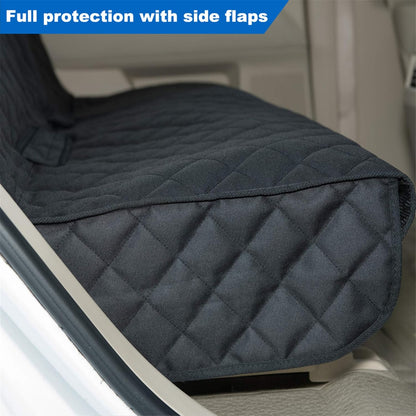 Ultimate Heavy-Duty Waterproof Nonslip Pet Car Seat Cover - Perfect Protection for Dogs in Your Vehicle, Truck & SUV (Black)