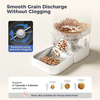 Revolutionary Automatic Cat Feeder: Wi-Fi Enabled Smart Pet Dispenser with App Control - 6L Capacity for Cats, Dogs, and Small Animals