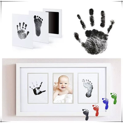 Cat Dog Paw Print Ink Kit Pad Safe Non-Toxic Baby Footprints Newborn Shower Handprint Easy Diy Clean Touch Inkless Pet Souvenir