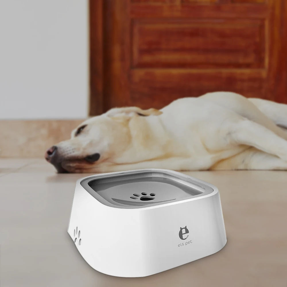 Revolutionary 1.5L Dog Water Bowl - Spill-Proof, Floating Design for Clean and Dry Drinking!