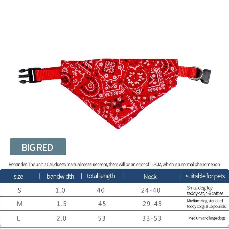 Stylish Adjustable Pet Triangle Scarf - Perfect for Cats and Dogs, Keeps Your Pet Clean and Chic!