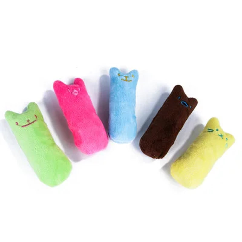 Engaging Catnip Chew Toys - Interactive Plush for Happy Kittens and Cats