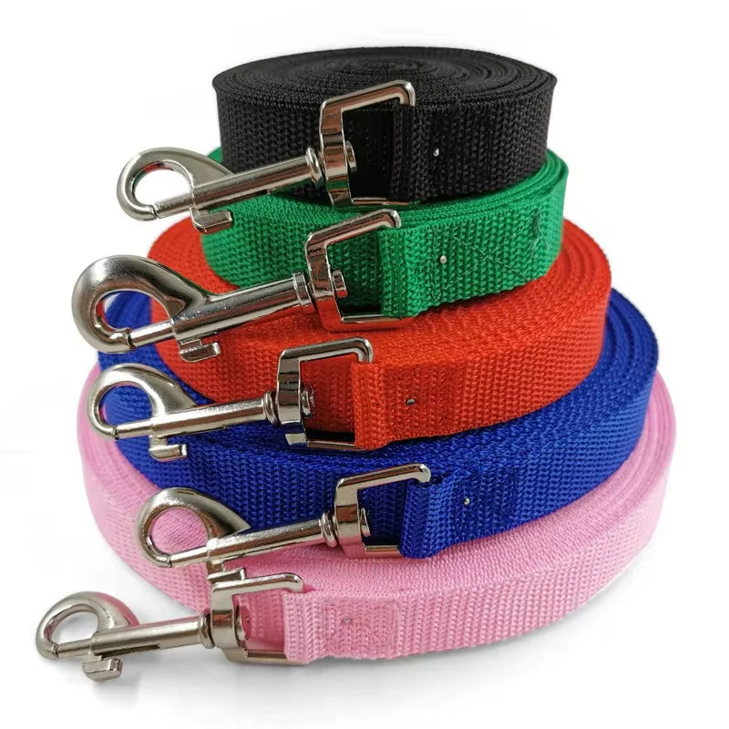 Durable Nylon Pet Dog Training Leash - Perfect for Small and Large Dogs, Available in 1.5/3/5/6M Lengths