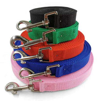 Durable Nylon Pet Dog Training Leash - Perfect for Small and Large Dogs, Available in 1.5/3/5/6M Lengths