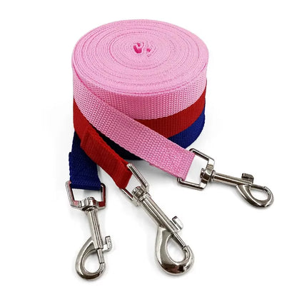 Durable Nylon Pet Dog Training Leash - Perfect for Small and Large Dogs, Available in 1.5/3/5/6M Lengths