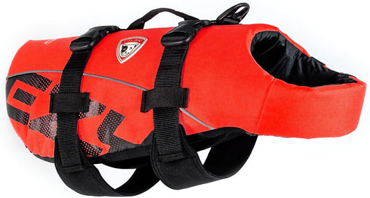 EzyDog DFD Dog Life Jacket - Premium Adjustable Safety Vest for Small Dogs with Enhanced Flotation and Reflective Trim - Perfect for Swimming Adventures!