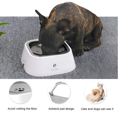 Revolutionary 1.5L Dog Water Bowl - Spill-Proof, Floating Design for Clean and Dry Drinking!