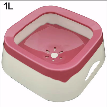 Revolutionary 1.5L Dog Water Bowl - Spill-Proof, Floating Design for Clean and Dry Drinking!