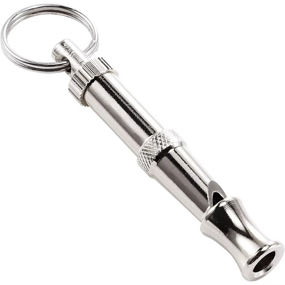 Elevate Your Pet Training with Our Adjustable Ultrasonic Stainless Steel Dog Whistle – Perfect for Dogs and Cats!