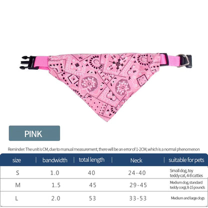 Stylish Adjustable Pet Triangle Scarf - Perfect for Cats and Dogs, Keeps Your Pet Clean and Chic!