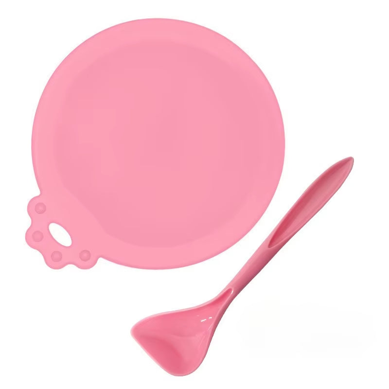Keep Pet Food Fresh with Our 2-Piece Reusable Silicone Can Covers and Spoon Set