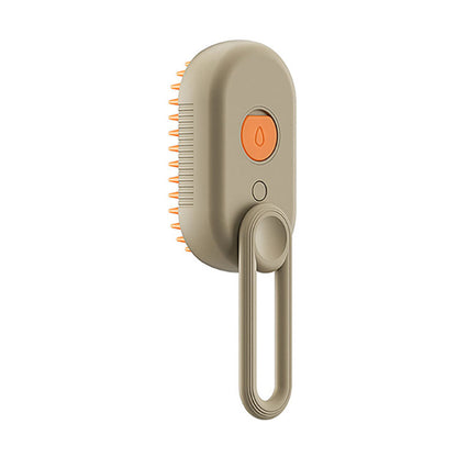 Transform Your Pet's Grooming Routine with the 3-in-1 Electric Steam Brush - Effortless Hair Removal, Detangling & Massage for Cats and Dogs