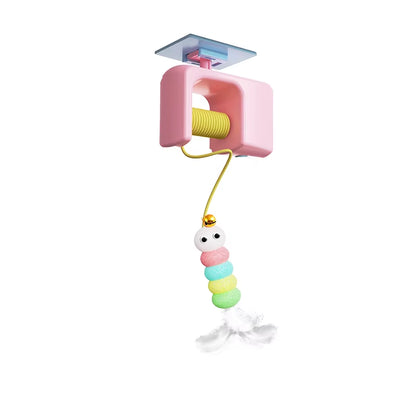 Exciting Cat Teaser Stick with Electric Feather and Bell - Perfect for Engaging Playtime!