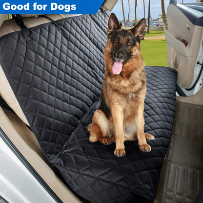Ultimate Heavy-Duty Waterproof Nonslip Pet Car Seat Cover - Perfect Protection for Dogs in Your Vehicle, Truck & SUV (Black)