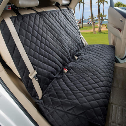 Ultimate Heavy-Duty Waterproof Nonslip Pet Car Seat Cover - Perfect Protection for Dogs in Your Vehicle, Truck & SUV (Black)