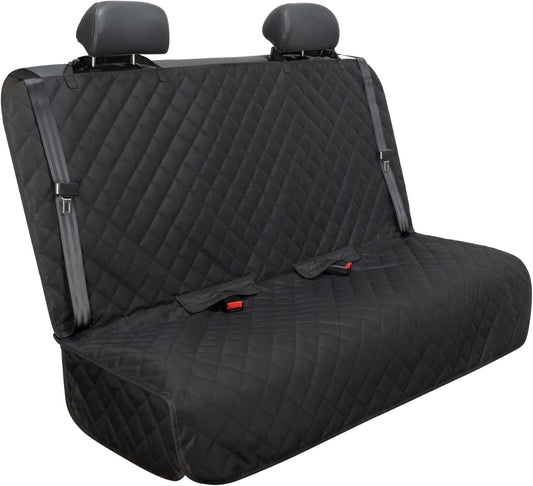 Ultimate Heavy-Duty Waterproof Nonslip Pet Car Seat Cover - Perfect Protection for Dogs in Your Vehicle, Truck & SUV (Black)
