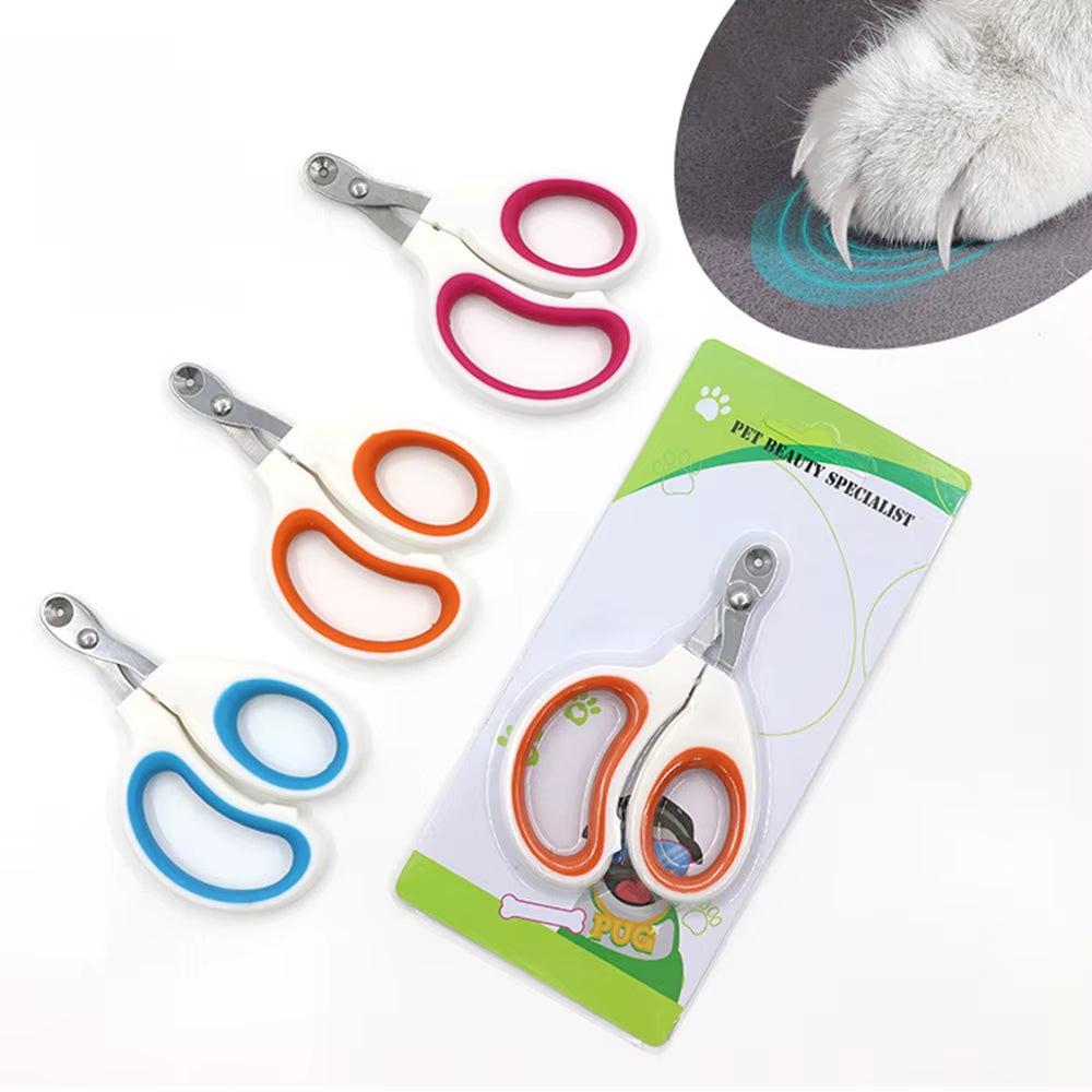 Premium Stainless Steel Nail Clippers for Small Blind Cats - Safe, Comfortable & Versatile Pet Grooming Tool