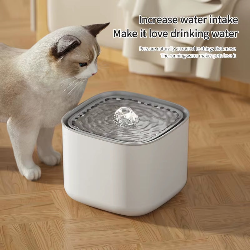 Upgrade Your Pet's Hydration with the 3L Large Capacity Automatic Pet Fountain and Feeder - Perfect for Cats and Dogs!
